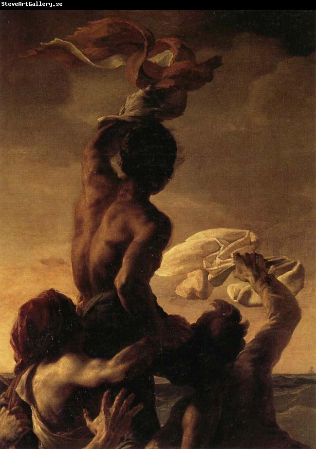 Theodore Gericault Details of The Raft of the Medusa